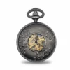 Clear View Half Hunter Pewter And Gold Pocket Watch product image