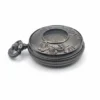 Clear View Half Hunter Pewter And Gold Pocket Watch product image