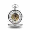 Polished Silver Full Hunter Pocket Watch product image