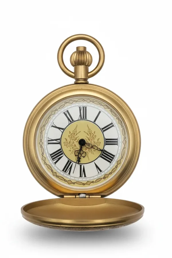 FAC-013-pocket-watch-4 Multi-patterned Gold Hunter Pocket Watch product image
