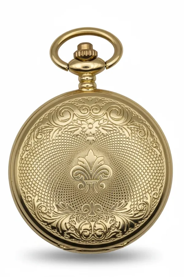 FAC-017-pocket-watch-2 Regal Gold Hunter Pocket Watch product image