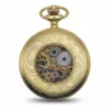 Intricate Gold Ring Half Hunter Pocket Watch product image