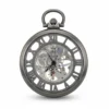 Double Silver Roman Numeral Pocket Watch product image