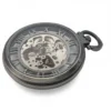 Double Silver Roman Numeral Pocket Watch product image