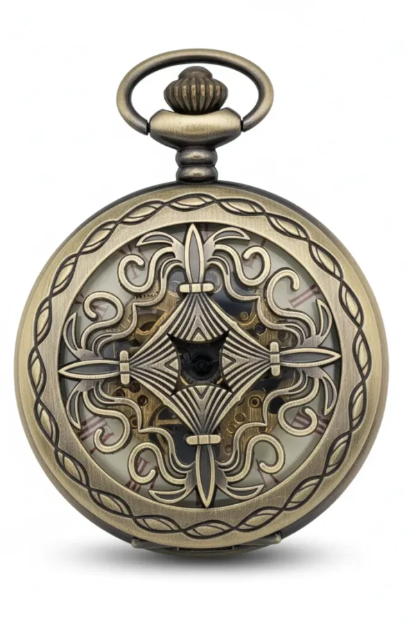 FAC-029-pocket-watch-2 Dagger Half Hunter Pocket Watch product image