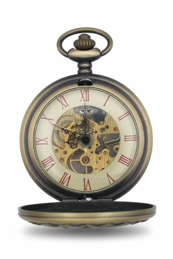 FAC-029-pocket-watch-3 Dagger Half Hunter Pocket Watch product image