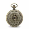 Brass Mini Heart See Through Half Hunter Pocket Watch product image