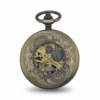 Red Numeral Brass "Dad" Half Hunter Pocket Watch product image