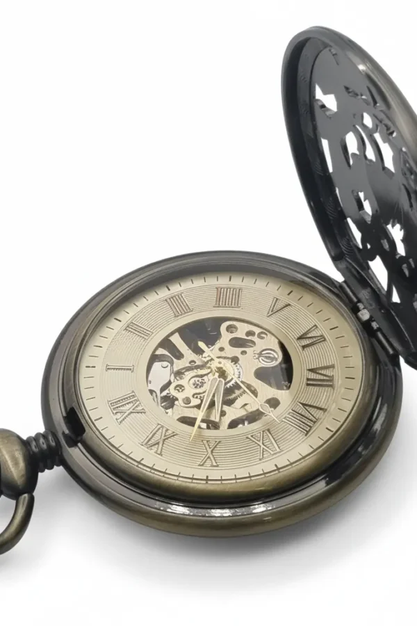 FAC-039-pocket-watch-4 Brass Flamingo Pocket Watch | FOB & Co product image