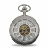 Silver Spoked Half Hunter Pocket Watch product image