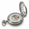 Silver Spoked Half Hunter Pocket Watch product image