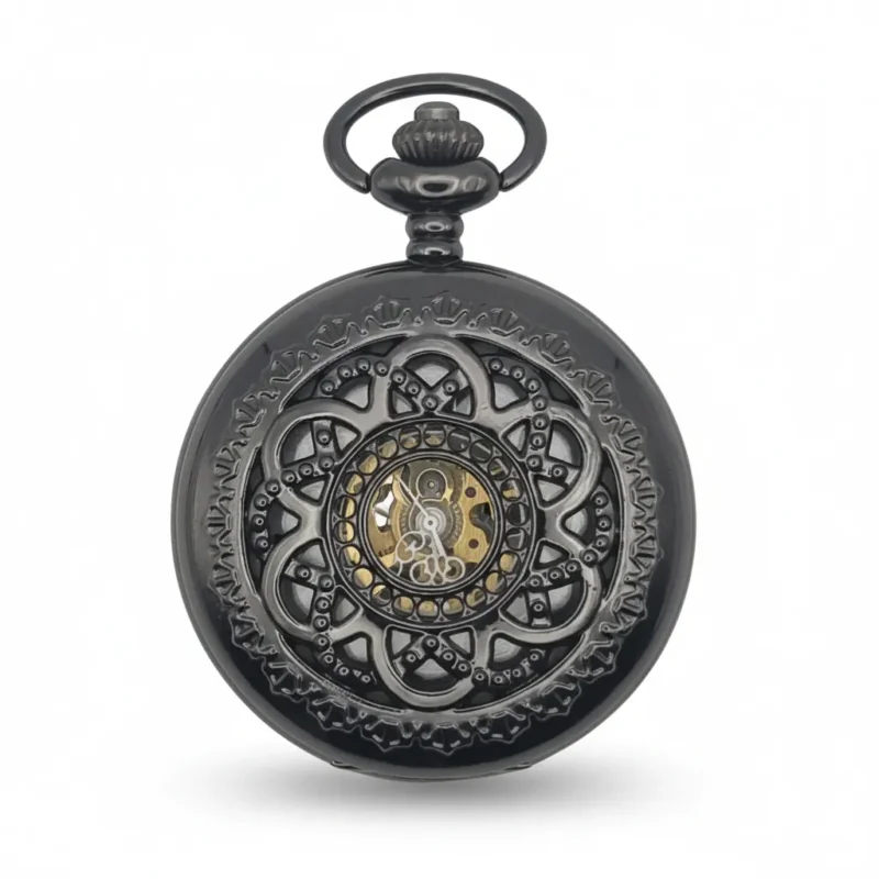Inter Weaving Arches Half Hunter Pocket Watch product image
