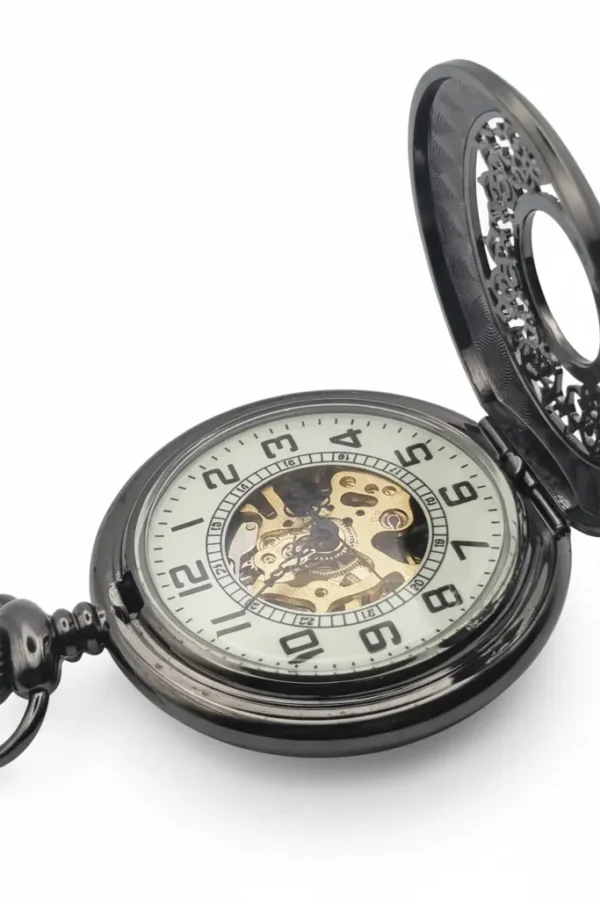 FAC-055-pocket-watch-4 Glow Faced Half Hunter Pocket Watch product image
