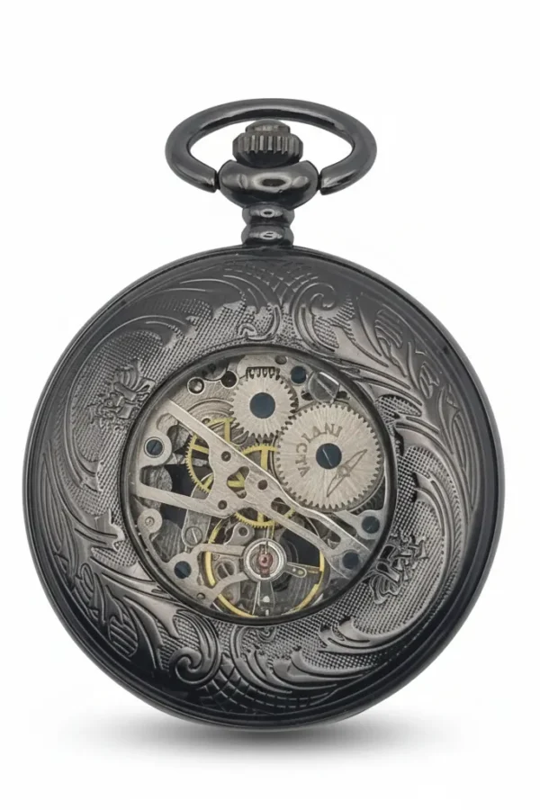 FAC-056-pocket-watch-1 Big Number Half Hunter Pocket Watch product image