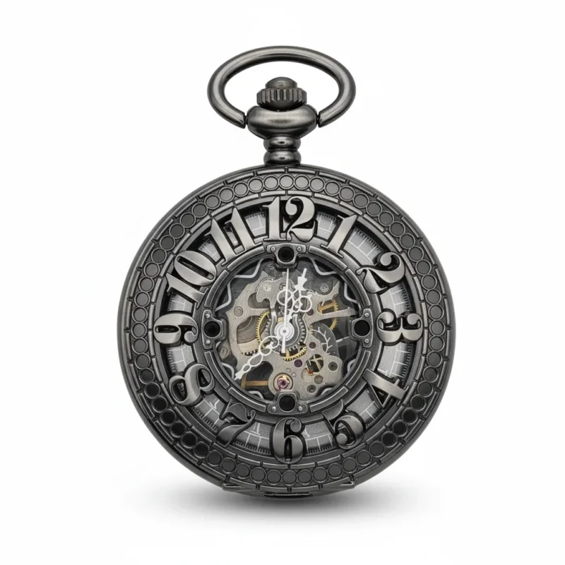 Big Number Half Hunter Pocket Watch