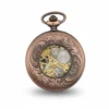Brass Sunburst Half Hunter Pocket Watch product image