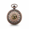 Brass Sunburst Half Hunter Pocket Watch product image