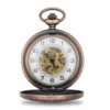 Brass Sunburst Half Hunter Pocket Watch product image