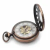 Brass Sunburst Half Hunter Pocket Watch product image