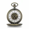 Dark Metal Rolling Half Hunter Pocket Watch product image
