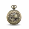 Orange And Brown Jewelled Hunter Pocket Watch product image