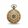 Orange And Brown Jewelled Hunter Pocket Watch product image