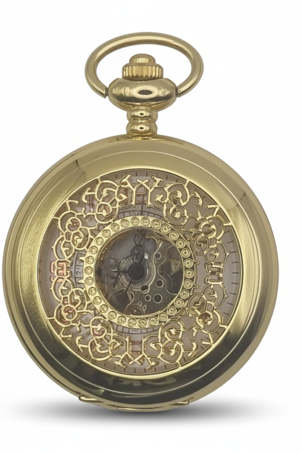 Gold Ringlet Half Hunter Pocket Watch product image