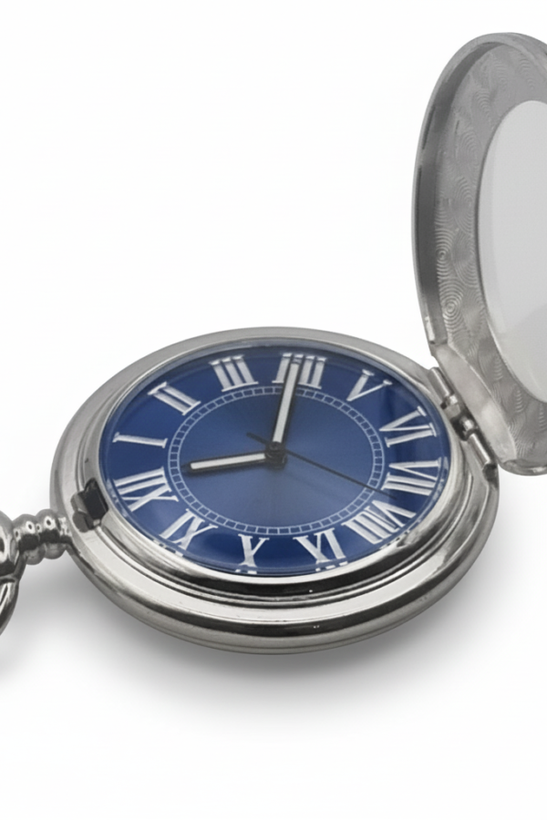 FAC-078-pocket-watch-4 Black Faced Half Hunter Pocket Watch product image