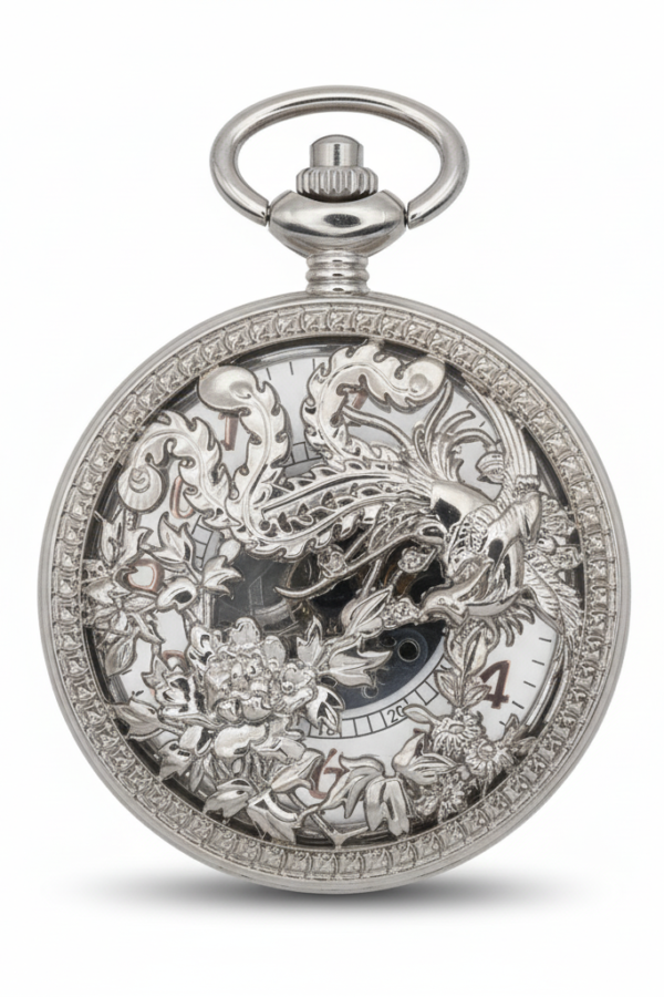 FAC-084-pocket-watch-1 Plant Life Half Hunter Pocket Watch product image