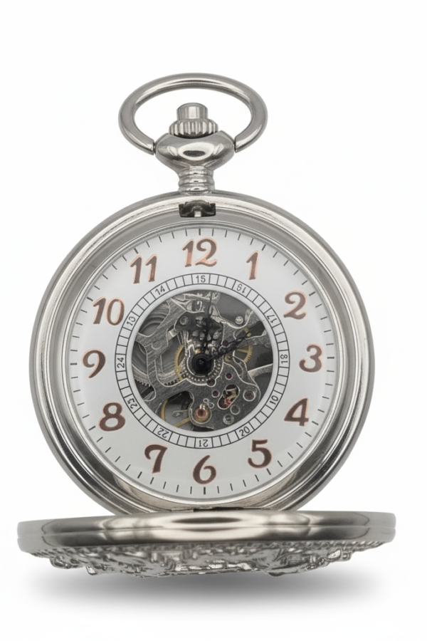 FAC-084-pocket-watch-3 Plant Life Half Hunter Pocket Watch product image