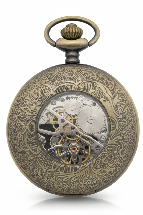 FAC-087-pocket-watch-2 Racing Horse Half Hunter Pocket Watch product image