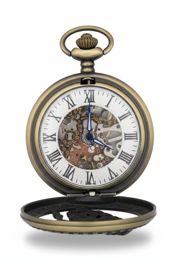 FAC-087-pocket-watch-3 Racing Horse Half Hunter Pocket Watch product image