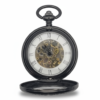 Black Low Profile Tire Half Hunter Pocket Watch product image