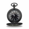 Polished Black Half Hunter Pocket Watch product image