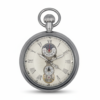 Silver Mechanical Open Dial Pocket Watch product image