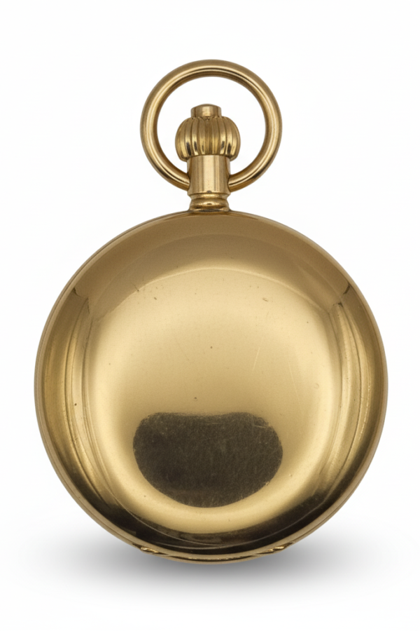 FAC-115-pocket-watch-2 Polished Gold Double Hunter Fob Watch product image