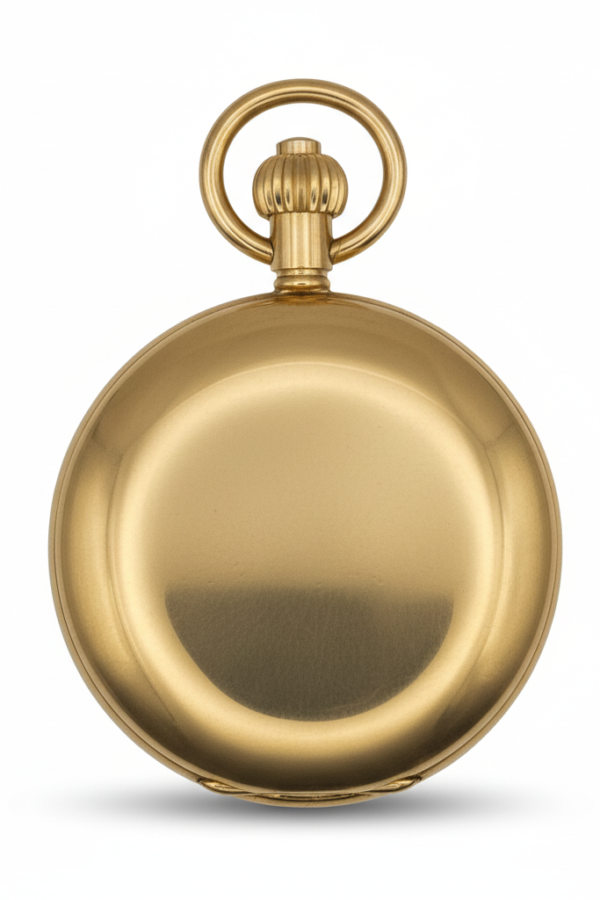 FAC-115-pocket-watch-4 Polished Gold Double Hunter Fob Watch product image