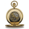 Polished Gold Double Hunter Fob Watch product image