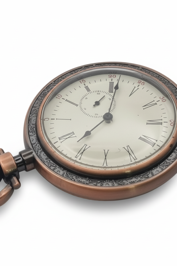 FAC-129-pocket-watch-3 Brass Victorian Open Face Pocket Watch product image