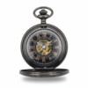 Black Victorian Roman Numeral Half Hunter Fob Watch product image