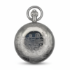 Polished Silver Locomotive Hunter Pocket Watch product image