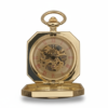 Gold Squircle Open Face Pocket Watch product image