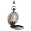 Hunter Pocket Watch Covered In Blue And Simulated Diamonds AU image 3