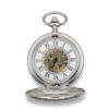 Polished Silver Half Hunter Pocket Watch AU image 4