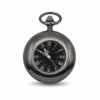 Polished Black Half Hunter Pocket Watch AU image 1