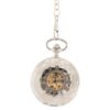 Roman Numeral Half Hunter See-through Pocket Watch AU image 1