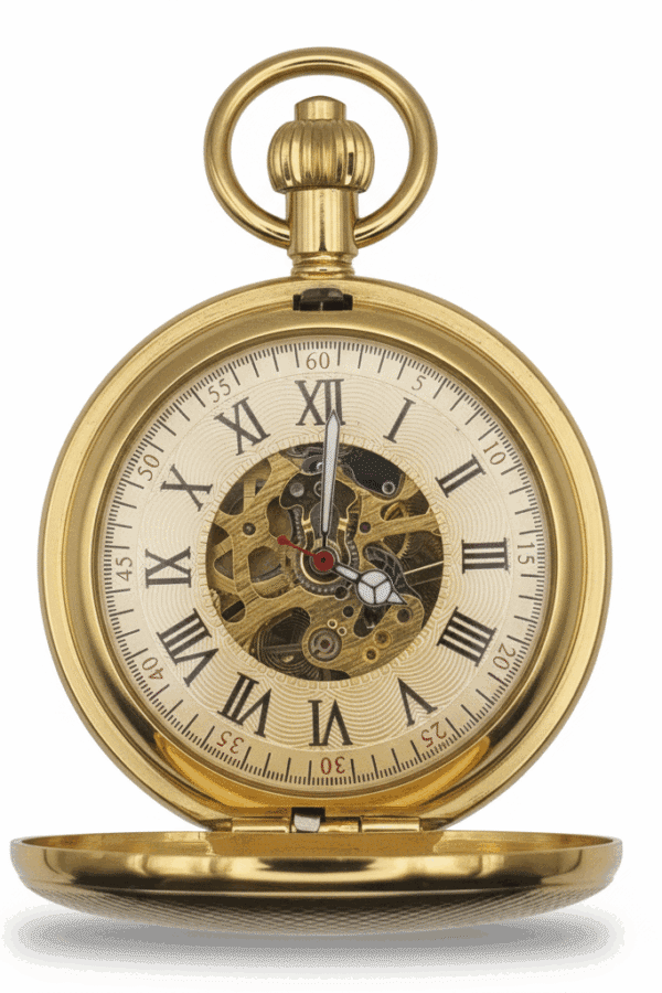 Gold Victorian Sphere Double Hunter Fob Watch AU image 2 Gold Victorian Sphere Double Hunter Fob Watch AU image 2