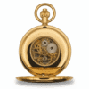 Gold Victorian Sphere Double Hunter Fob Watch AU image 3