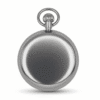 Silver Mechanical Open Dial Pocket Watch AU image 3