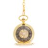 Smooth Gold Full Hunter Pocket Watch AU image 2
